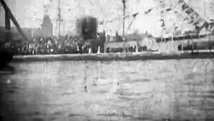 Vintage cartoon illustration from antique era