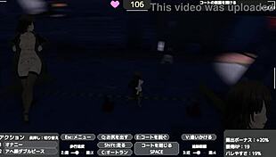 Sereka secretly masturbates in public under her coat