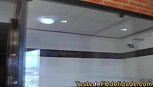 Blonde Brazilian Gets Blowjob After Massage!