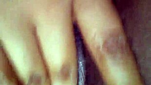 this black girl is finger fucking her pussy so hard, squirting everywhere 😍