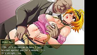 bound ouka gets doggystyle fucked and cum on tits in group bondage