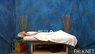 Massage Parlour Girl Gives Handjob