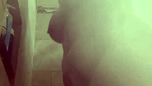 Bbw SHOWERING playing with ASS