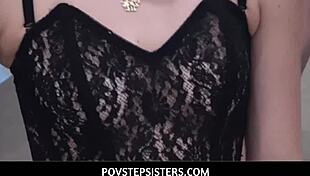 i caught hot stepsisters sucking and fucking my cock