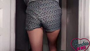 Anita handles two cocks