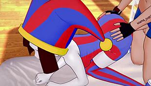 Pomni drops towel for uncensored fucking!