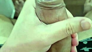 Sexy Young 18+ Brazilian Twink's Big Dick Cums Hard