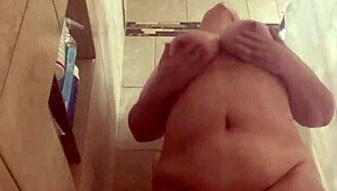 Bbw SHOWERING playing with ASS