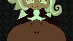 Blonde milf titfuck with big cock