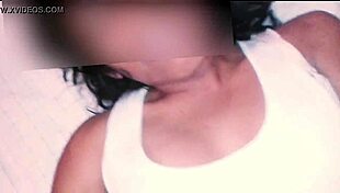 sexy brunette teaches blowjob to amateur