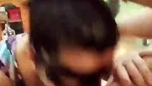 i giv blowjob with mask, deepthroat her