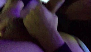 redhead milf fingers asshole in fishnets