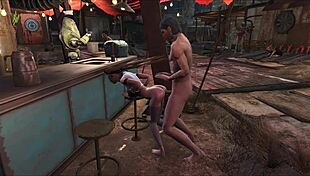 Incredible! Teen Marie Rose Gets Wild Anal in Public Fallout 4 Hentai Adventure!