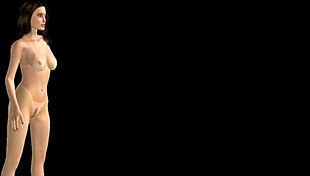 Animated Girl Poses in Hentai Sex!