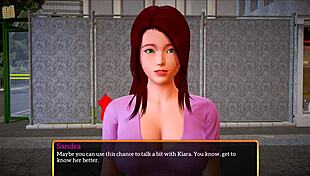 My new family explores homemade games with brunette and redhead amateurs