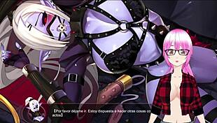 daisy la elfa oscura explores pleasure route in mirror with big tits bdsm