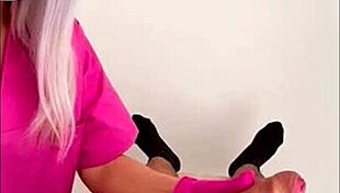 the nurse check my penis and i got a boner, she catch me recording it.