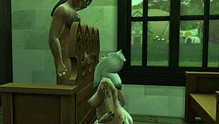 Detailed Scene Of Big Tits In A Church Environment.