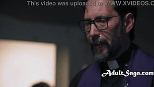 Asian Teen 18+ Lulu Chu in Scary Sexorcism With Tommy Pistol. Halloween Church Fantasy!