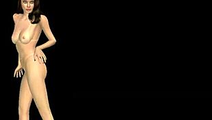 Animated Girl Poses in Hentai Sex!