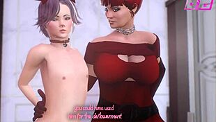 femdom futanari fucking her ass hard 😏