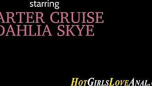 Wow! Licking Lesbian Babe's Ass with Toys for First Time. Anal Fun in Lingerie!