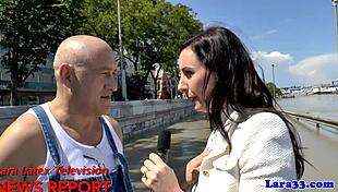 stockinged brit cougar doggystyled after bj