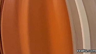 attractive czech girl seduced in shop, undressing for pov hardcore striptease