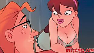 Forbidden Movie In The Living Room - The Naughty Home Animation