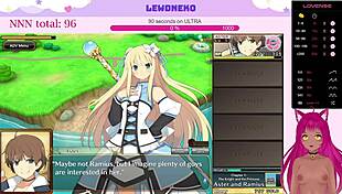 Lewd Vtuber plays Evenicle, moaning cutely with creampie