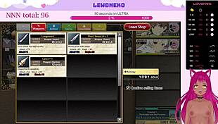 Lewd Vtuber plays Evenicle, moaning cutely with creampie