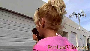 Hot Brunette Lesbian Joselyn Fucks Young Blonde Ryder Skye