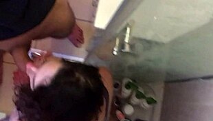Hidden Bathroom Blowjob Delights!