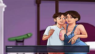 Summer time saga unc part 7 again, featuring dating and game elements in anime! 🎮💕