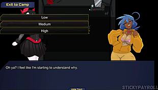 Oye, en la rave conocí a esta chica y la puse toda excitada en el juego hentai parte 6