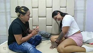 Latina Milf And Prostitute Play Bottle Game, Licking Pussies And Asses.