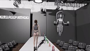 Fallout 4 Fashion Number 201 Showcases Brunette Anime Character In Sexy Outfit