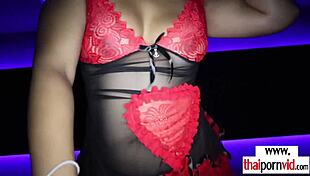 chubby thai teen natty enjoys intimate moments with white partner