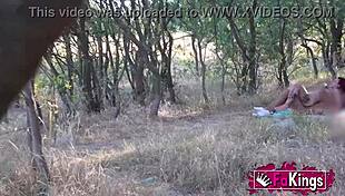 Redhead Sofia Santana Gets Caught Having Her Big Tits Drilled By Stranger Outdoors