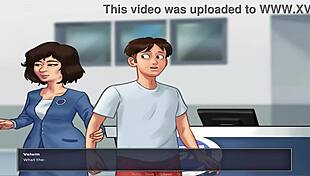 Summer time saga unc part 7 again, featuring dating and game elements in anime! 🎮💕