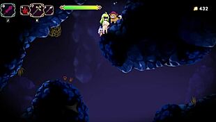 futanari boss fight with monster cock in hentai anime