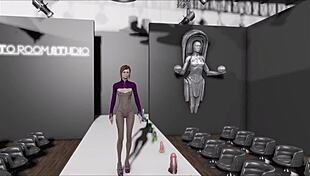 Fallout 4 Fashion Number 201 Showcases Brunette Anime Character In Sexy Outfit