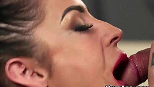 Naughty Babe Faces Intense Sperm Shots While Swallowing Every Drop With Deep Emotion