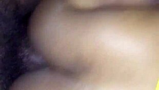 Petite ebony teen 18+ takes black dick in pov