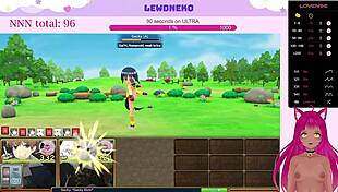 Lewd Vtuber plays Evenicle, moaning cutely with creampie