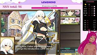 Lewd Vtuber plays Evenicle, moaning cutely with creampie