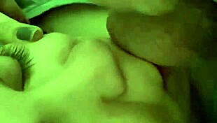 Lying down for a close-up ball licking session.