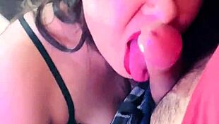 Whore Gives Blowjob, Has Real Orgasm, Ends With Facial!