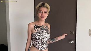 Watch my stepsister flash those huge tits while changing!