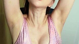 I can't believe April Maxima is showing and licking her own armpits, it's so kinky and hot, I love it!